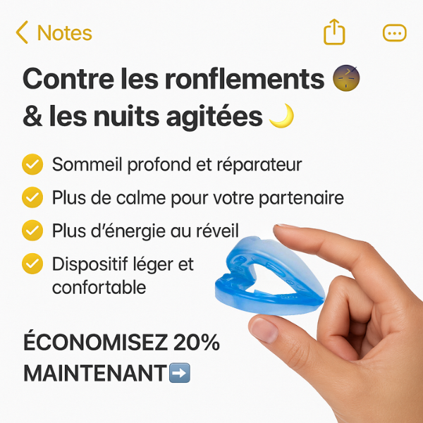 Orthèse buccal Anti Ronflement | CI