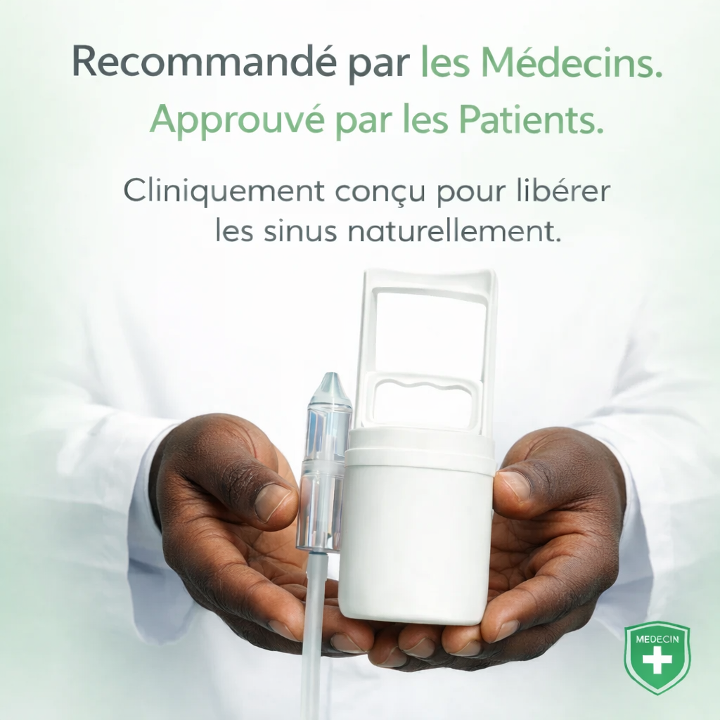 Sinuvac+ : Respirez librement, en moins de 10 secondes.
