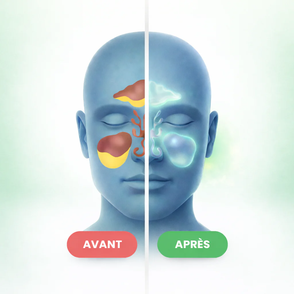 Sinuvac+ : Respirez librement, en moins de 10 secondes.