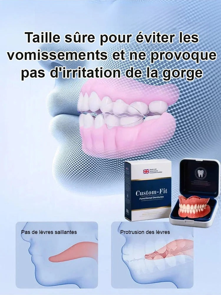 Souriez à Nouveau en Toute Confiance – Prothèse Dentaire Custom‑Fit